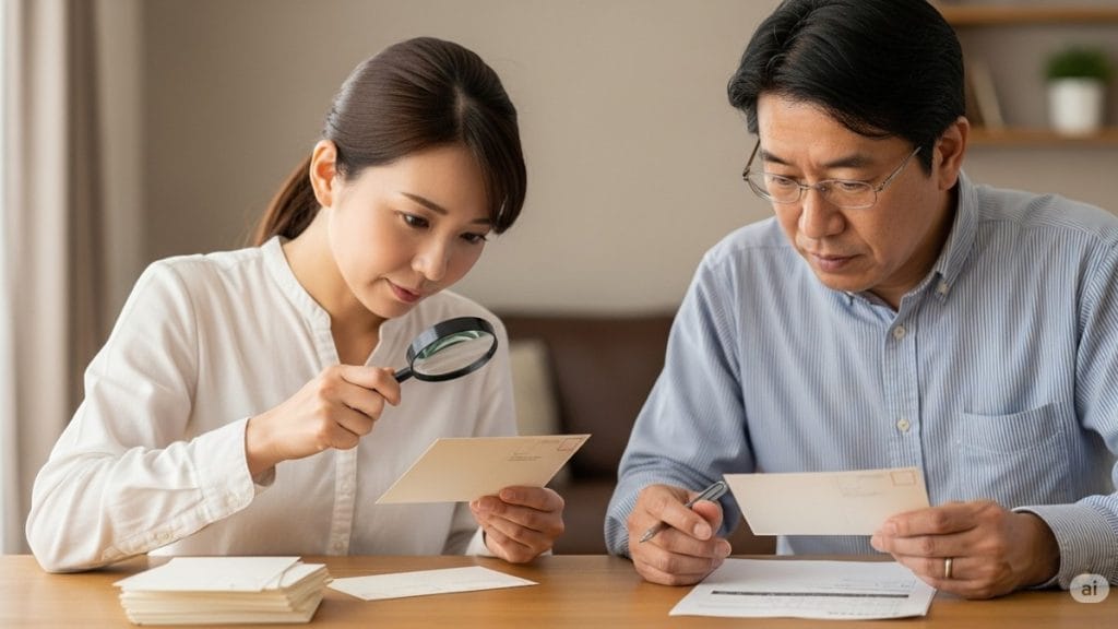 事前にハガキの記載内容を確認しよう