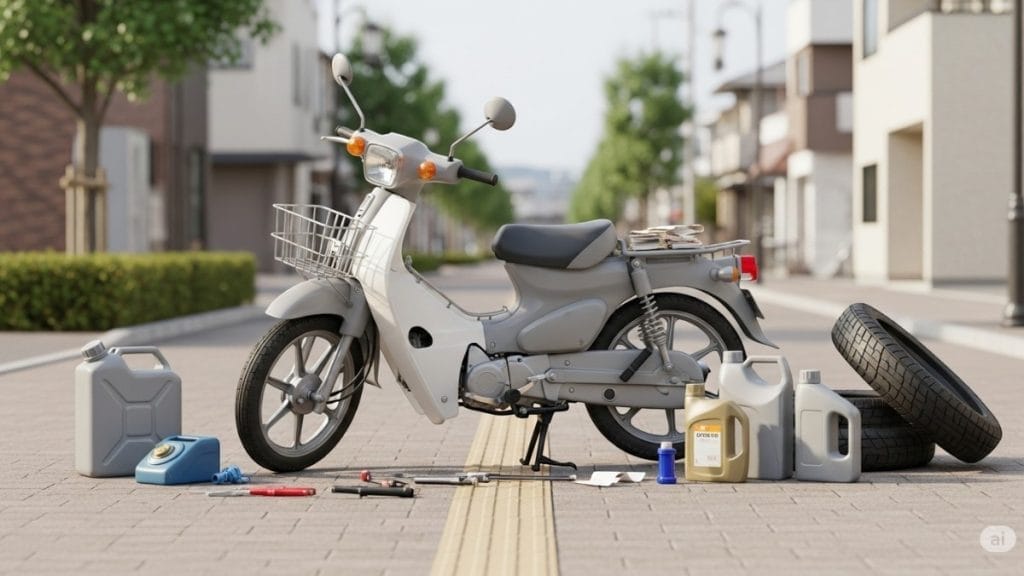 原付にかかる月々や年間の費用は？