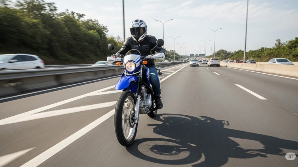 長距離で疲れるセロー225の振動