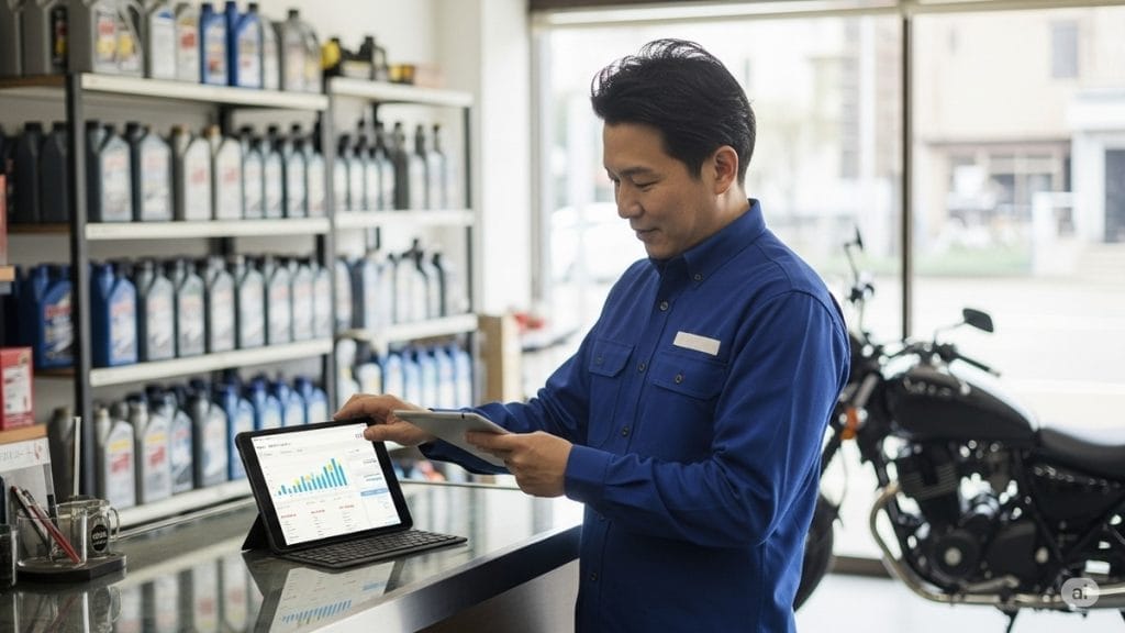 バイク屋の利益とオイル販売の関係