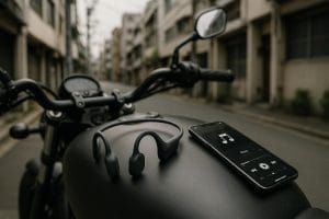 安全にバイクで音楽を聴く！法律・方法・選び方