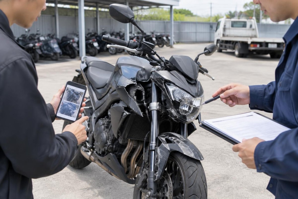 事故車のバイクは買取できる?全損・損傷車の査定ポイントと売却方法