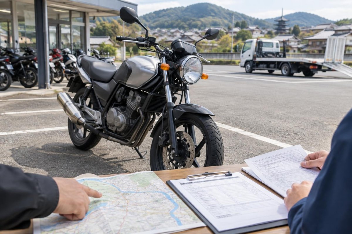 京都のバイク買取ガイド|持ち込み・出張査定で確認したいポイント