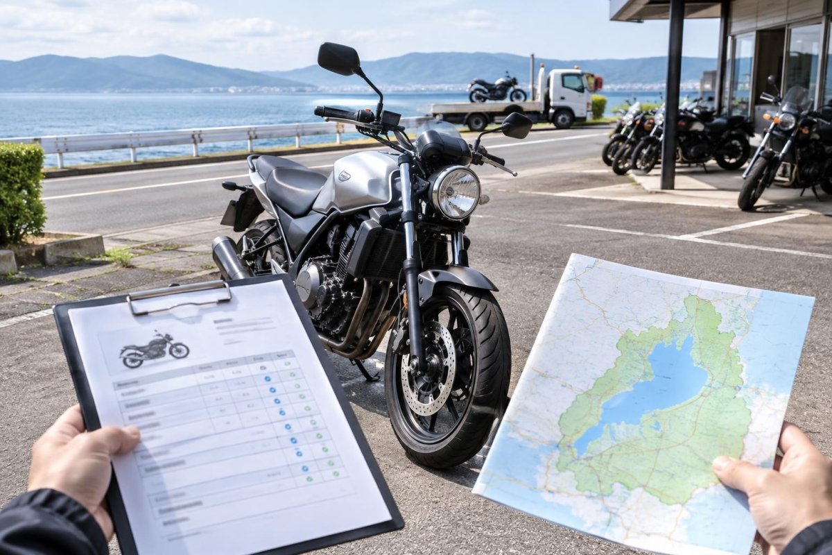 滋賀県のバイク買取ガイド|持ち込み・出張査定の選び方を解説