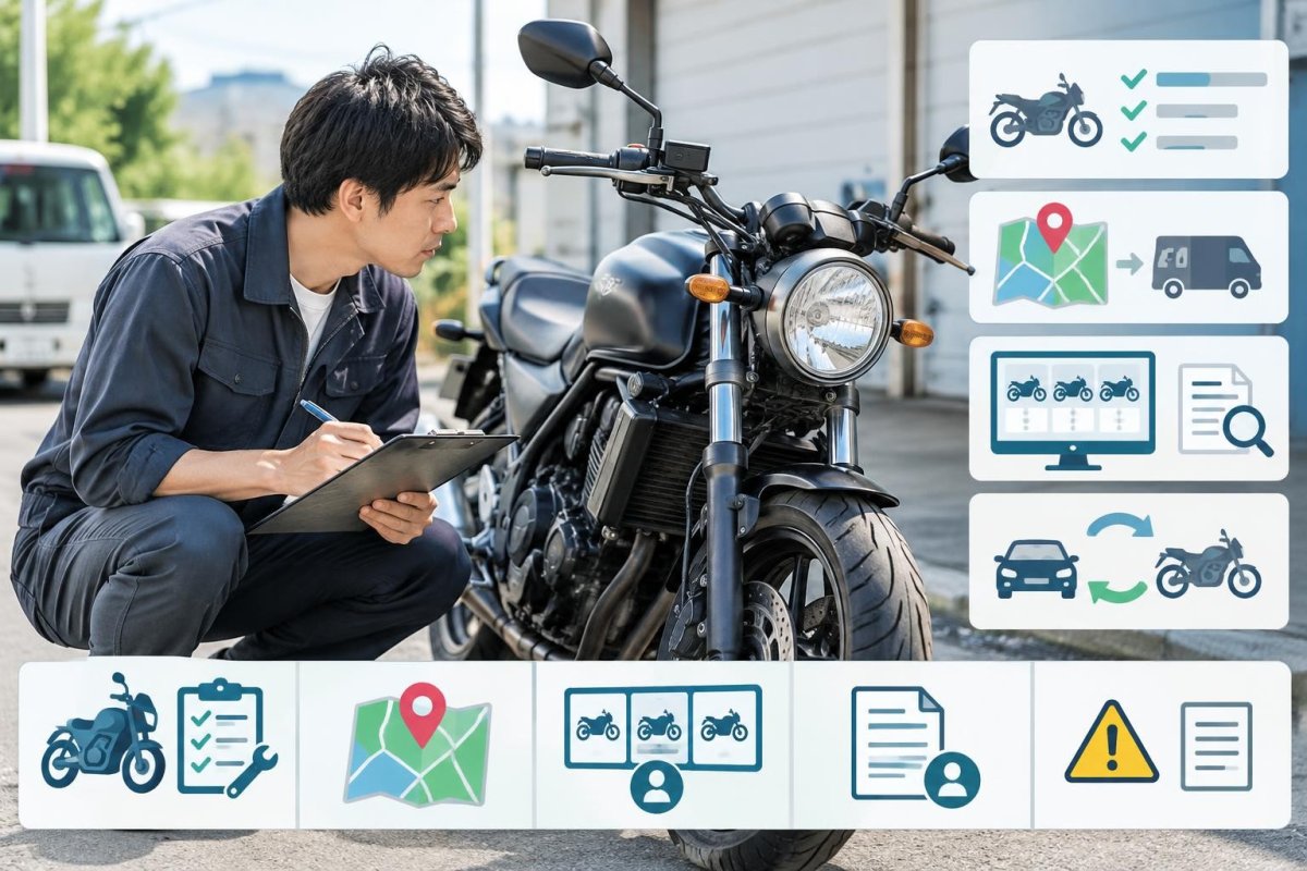 バイク買取の基本ガイド｜査定から売却までの流れと失敗しない確認ポイント