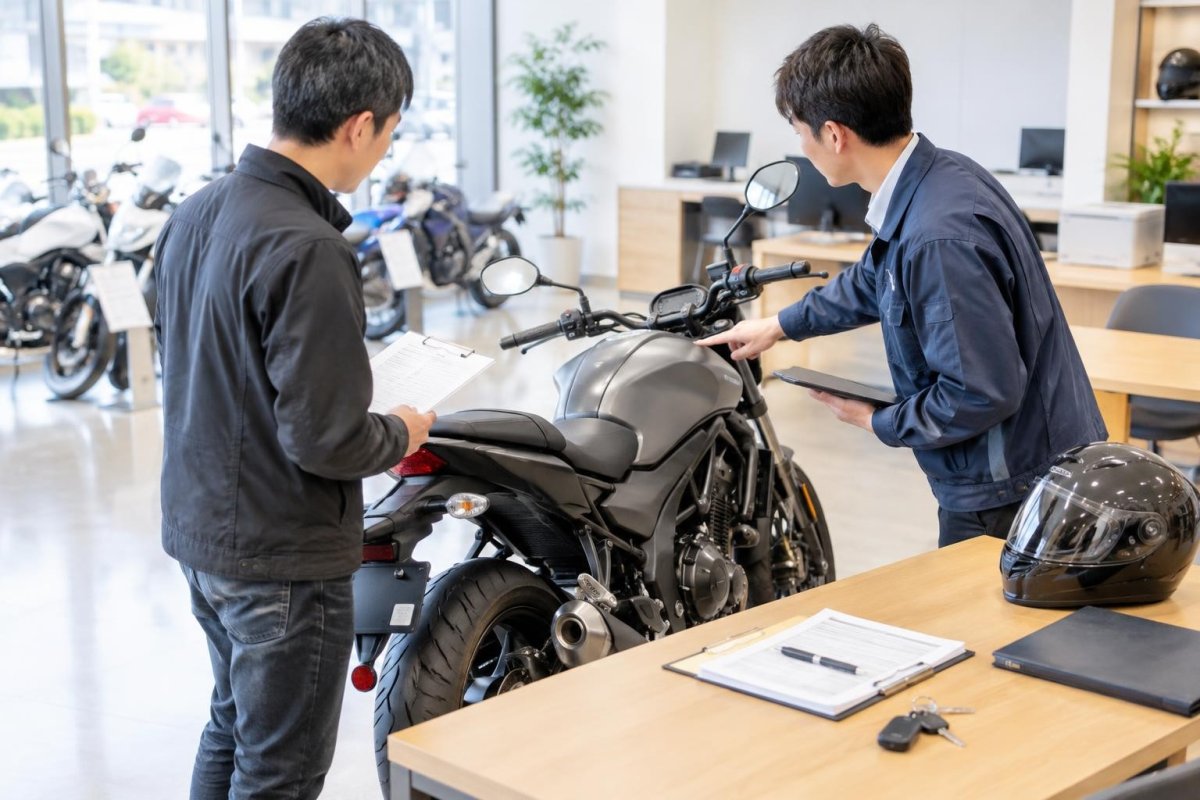 バイク館へ買取を持ち込みできる？査定の流れと事前に確認したいこと