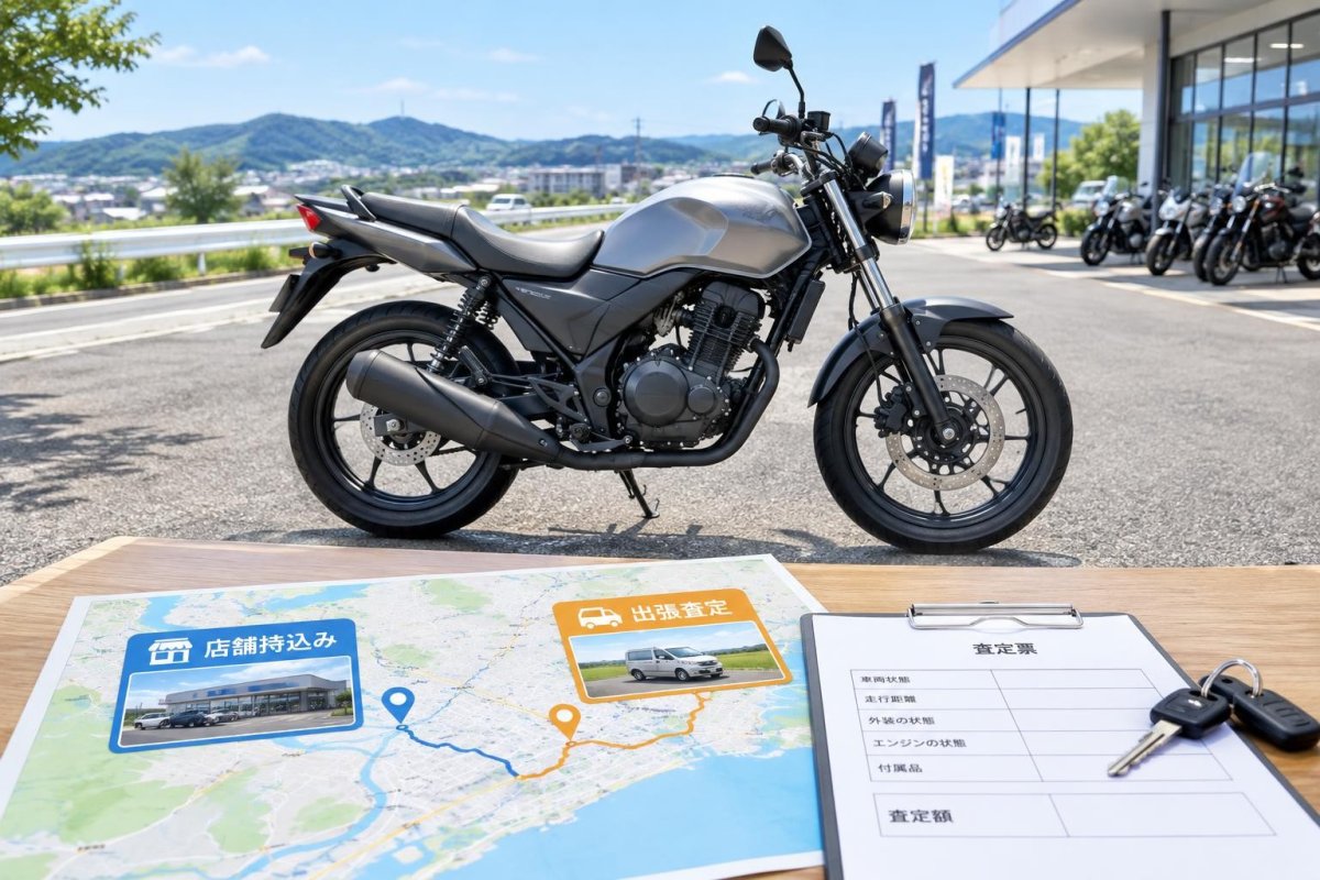 浜松のバイク買取ガイド|持ち込み・出張査定の選び方と確認ポイント