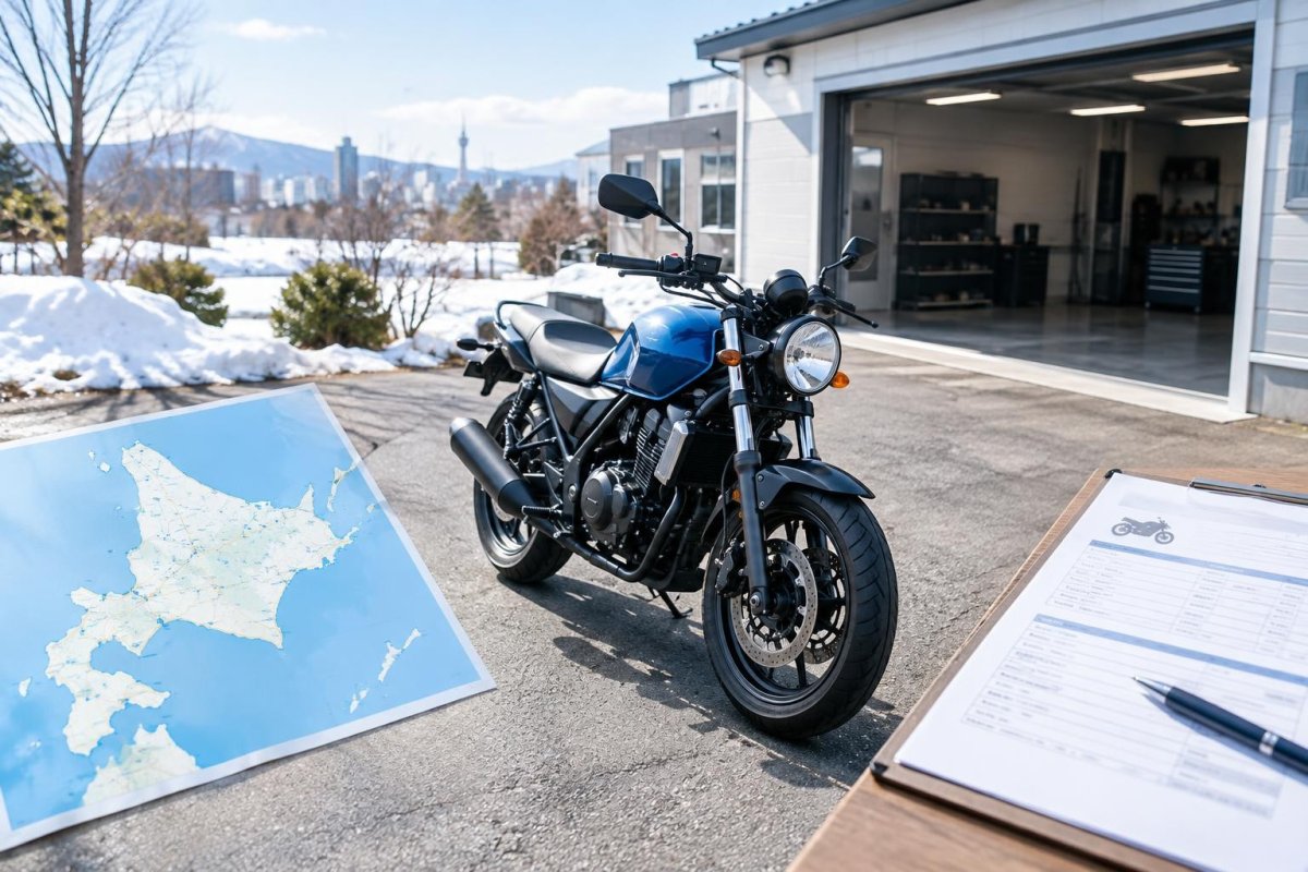 北海道のバイク買取ガイド｜札幌の店舗と出張査定の選び方