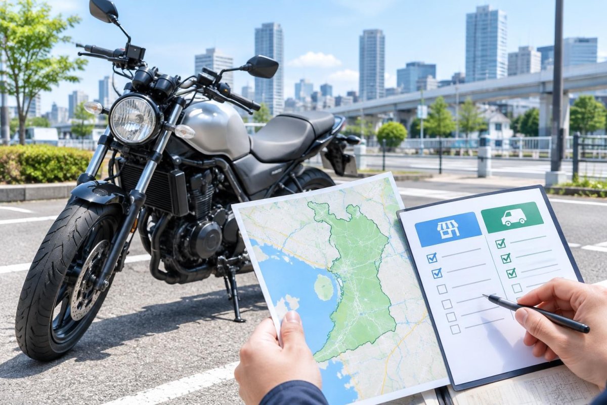 大阪のバイク買取はどこがいい?地域別の売却方法と業者選びのポイント
