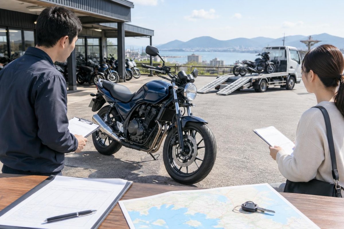 高松市のバイク買取ガイド｜持ち込み・出張査定の選び方